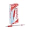 Pilot EasyTouch Ballpoint Pen, Stick, Medium 1 mm, Red Ink, Clear Barrel, PK12, 12PK 32012 - alternate 4